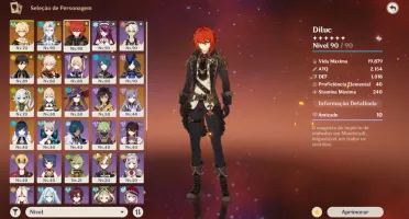 Genshim AR 55 Clorinde, neuvillette+7 5stars + 2mascotes
