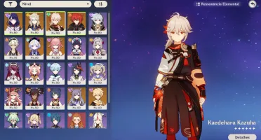 CONTA GENSHIN AR51 KAZUHA COM JADE PRIMORDIAL SEM USER 7 5*