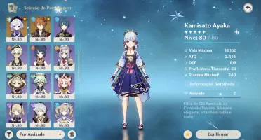 AR - 58 NA - Ayaka, Ganyu, Raiden, Yoimiya, Yae Miko e mais