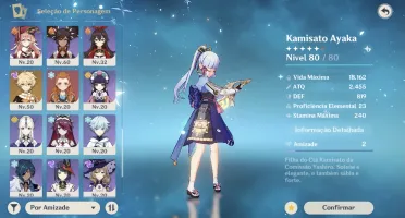 AR - 58 NA - Ayaka, Ganyu, Raiden, Yoimiya, Yae Miko e mais