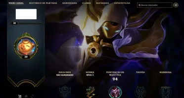 CONTA UNRANKED - LVL 30