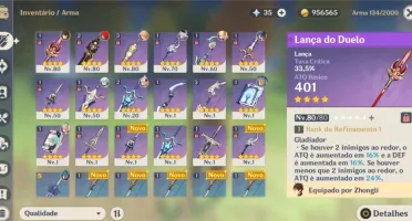 Diluc, Zhongli, Qiqi C1,15 tiros para o herói 5*(banner)