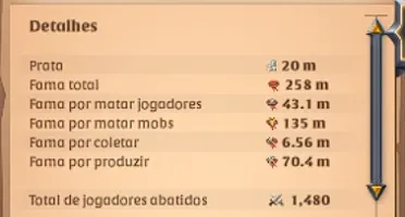 Conta albion, muito boa pra fazer prata