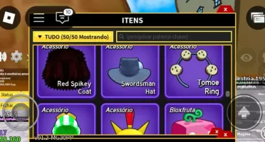 Vendo conta de Roblox no Blox fruit rara