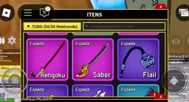 Vendo conta de Roblox no Blox fruit rara