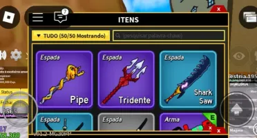 Vendo conta de Roblox no Blox fruit rara