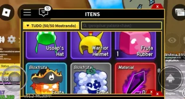 Vendo conta de Roblox no Blox fruit rara