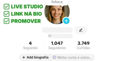 Conta Tiktok + Live Studio | +1.040 Seguidores + E-Mail