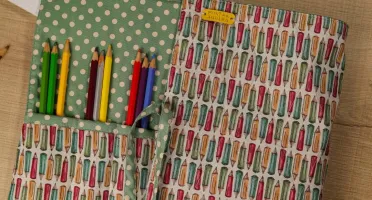 Estojo Rolinho Artesanal para 48 Lápis