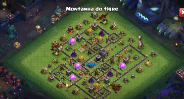 Clash of Clans - CV9 [FULL] 5 construtores + Paisagem + Gema