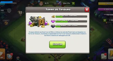 Clash of Clans - CV9 [FULL] 5 construtores + Paisagem + Gema