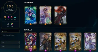 Conta de LOL Muitas Skins