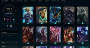Conta de LOL Muitas Skins