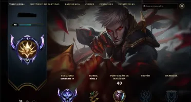 Conta Diamante 4 - LVL 40 MMR Alto + Skins Lendárias/Miticas