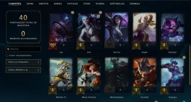 Conta Diamante 4 - LVL 40 MMR Alto + Skins Lendárias/Miticas