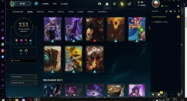 Conta LoL Platina 3 + 2 Ultimate + 22 Lendaria