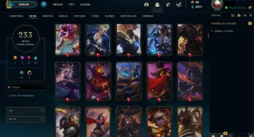 Conta LoL Platina 3 + 2 Ultimate + 22 Lendaria