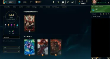 Conta do League of Legends, +R$ 4000 gastos