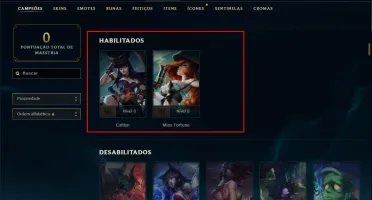 Conta UNRANKED | NV30 | 2 CAMPEÕES | 40705 ESSÊNCIAS | 130RP