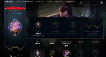 Conta lol 45 champs 15 skins