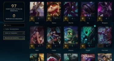 Conta lol 45 champs 15 skins