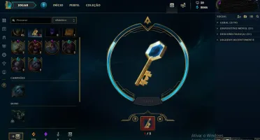 Conta de lol Ouro 4