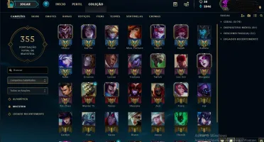 Conta de lol Ouro 4