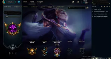 Conta de lol Ouro 4