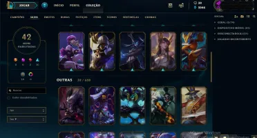 Conta de lol Ouro 4