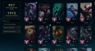 Conta Rara Season 2013/2014 474 Skins E Vários Ícones Raros