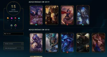 Conta D4 League of Legends + 15 skins