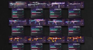 Armas Atributadas Free Fire - Ump E Xm8 Roubadas!