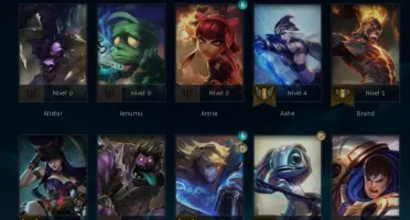 Conta de league of legends barata