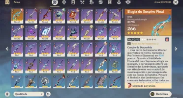Conta Genshin Impact ar50