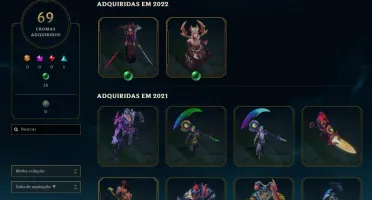 Conta League of Legends l TFT l Valorant l + 7K Gasto
