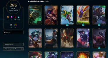 Conta League of Legends l TFT l Valorant l + 7K Gasto
