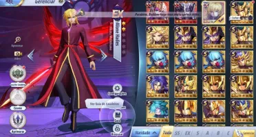 SAINT SEIYA AWAKENING - COM GEMAS AVANÇADAS E LIVROS