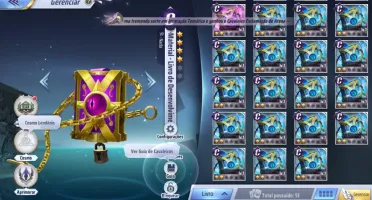 SAINT SEIYA AWAKENING - COM GEMAS AVANÇADAS E LIVROS