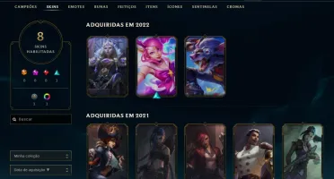 Conta ex-platina/Unranked atualmente Level 38