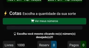 Sistema de Rifa em Php - 1 Milhão de Números e Afiliados