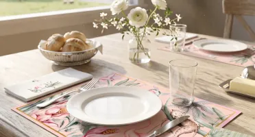 Mesa Coordenada – Kit Selva Tropical Rosa | 36 peças