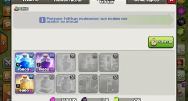 CONTA CLASH OF CLANS CV8 BEM UPADO TROCA DE NOME HABILITADO