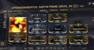 Conta - Warframe - MR 16 - 1500$ Investido
