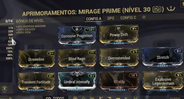Conta - Warframe - MR 16 - 1500$ Investido