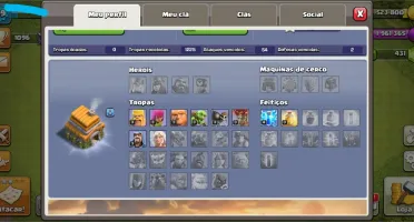 Conta Clash of Clans CV6 FULL