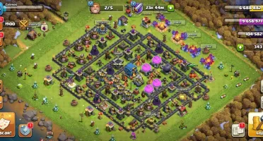 VILA CLASH OF CLANS CV12 sendo upada para 13