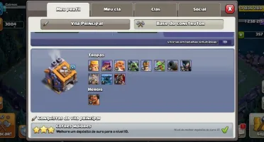 VILA CLASH OF CLANS CV12 sendo upada para 13