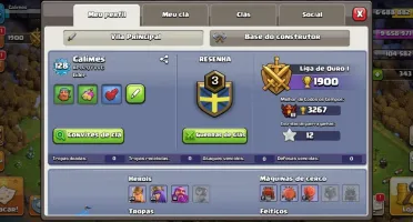 VILA CLASH OF CLANS CV12 sendo upada para 13