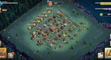 VILA CLASH OF CLANS CV12 sendo upada para 13