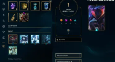 Conta mestre lol